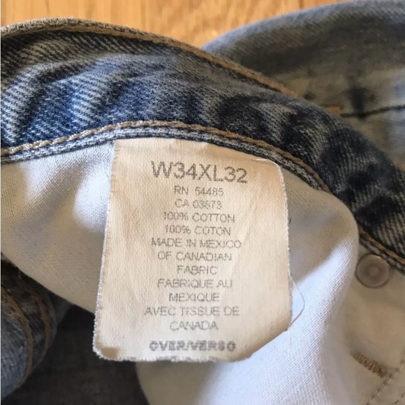 Vintage American Eagle Mens Jeans - W34XL32 - early 2000s - Well Worn - Picture 5 of 12